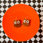 Owl Earrings | Clay Halloween Earrings