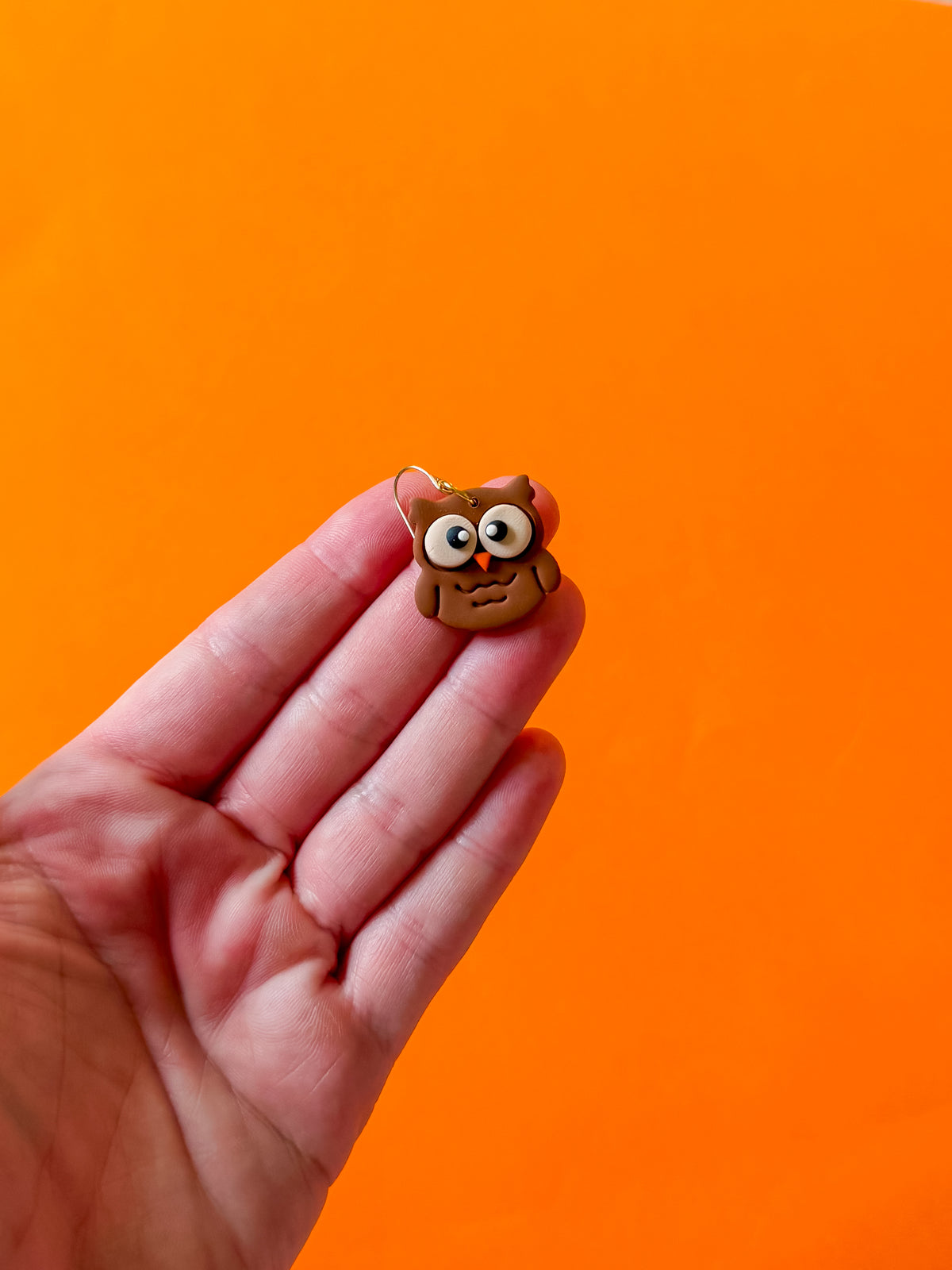 Owl Earrings | Clay Halloween Earrings