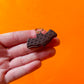 Neapolitan Ice Cream Sandwich Bats | Clay Halloween Earrings