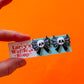 Skull Bow Studs | Clay Halloween Earrings