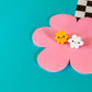Sun + Cloud Stud Earrings | Clay Earrings