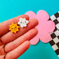 Sun + Cloud Stud Earrings | Clay Earrings
