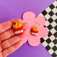 Burger Me | Cheeseburger Polymer Clay Earrings