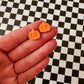 Pumpkin Stud Earrings | Clay Halloween Earrings