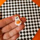 Ghost Cat Earrings | Clay Halloween Earrings