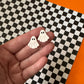 Ghost Stud Earrings | Clay Halloween Earrings
