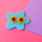 Sunflower Studs | Clay Earrings