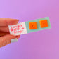 Cheez-it Studs | Clay Earrings