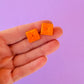 Cheez-it Studs | Clay Earrings