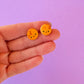Pancake Studs | Clay Earrings