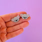 Koala Stud Earrings | Clay Earrings