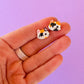 Kitty Cat Studs | Clay Earrings
