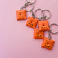 Cheez-it | Polymer Clay Keychain