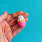 Cupcake | Clay Keychain