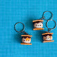 S’mores Keychain | Clay Keychain