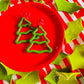 Outline Christmas Tree | Clay Christmas Earrings