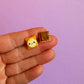 Georgia S’more Studs - Clay Stud Earrings