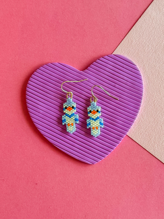 Beaded Bird Earrings | Beaded Earrings