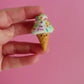 Izzie | Ice Cream Cone Ornament