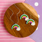 Rina Rainbow Necklace and Earrings