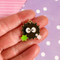 Soot Sprite Necklace and Earrings