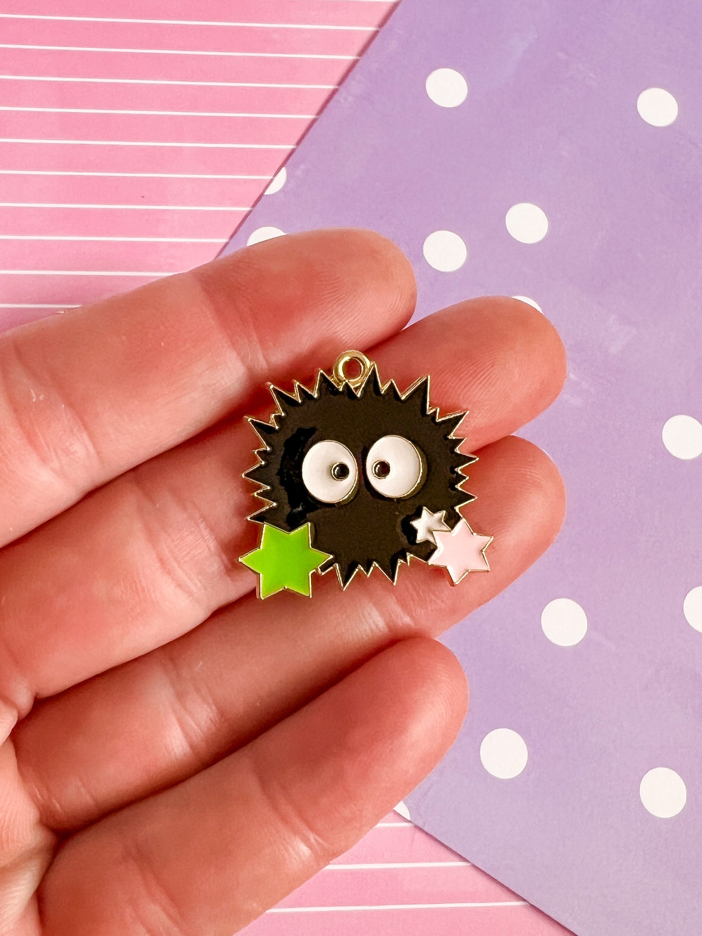 Soot Sprite Necklace and Earrings