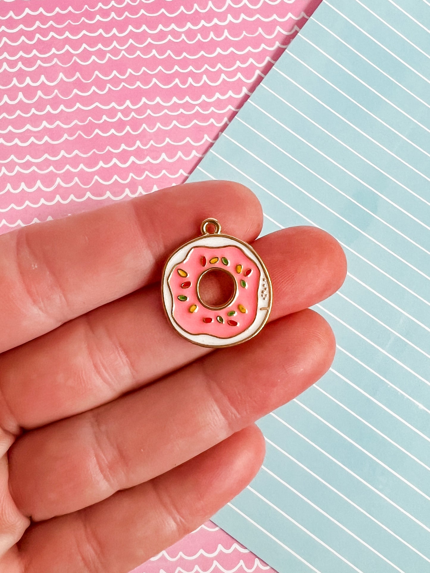 Duncan Donut Necklace and Earrings