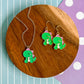 Tina the Dino Necklace and Earrings