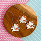 Kitty Rainbow Necklace and Earrings