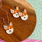 Corgi Love Necklace and Earrings