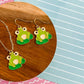 Fredrick the Frog Necklace and Earrings