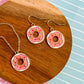 Duncan Donut Necklace and Earrings