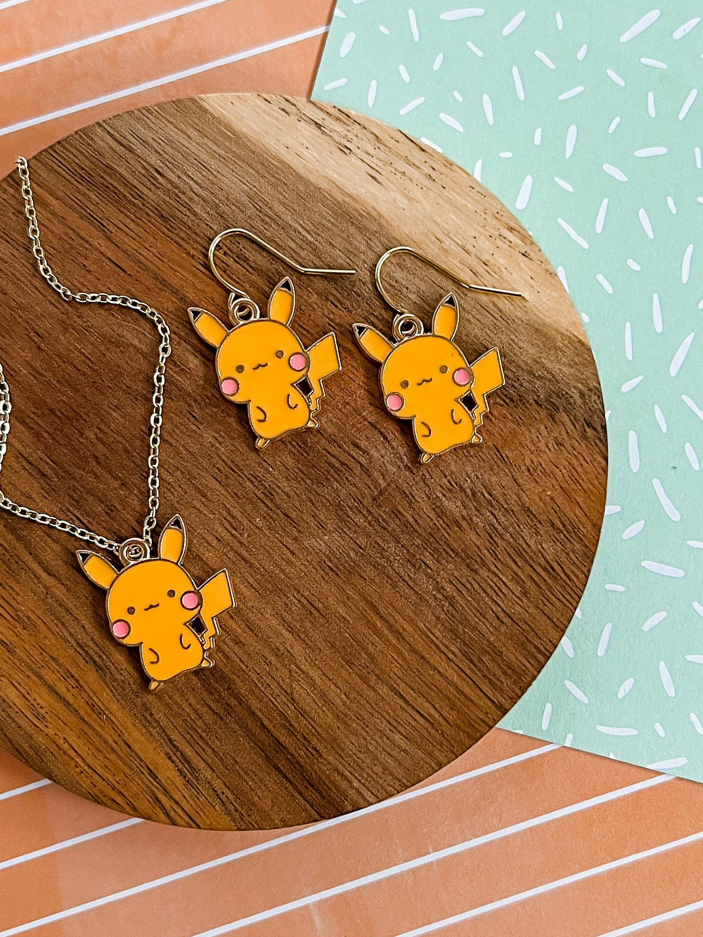 Catch Me if You Can Necklace and Earrings