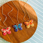 Pip Butterfly Necklace and Earrings