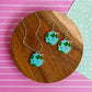 Around the World Necklace and Earrings