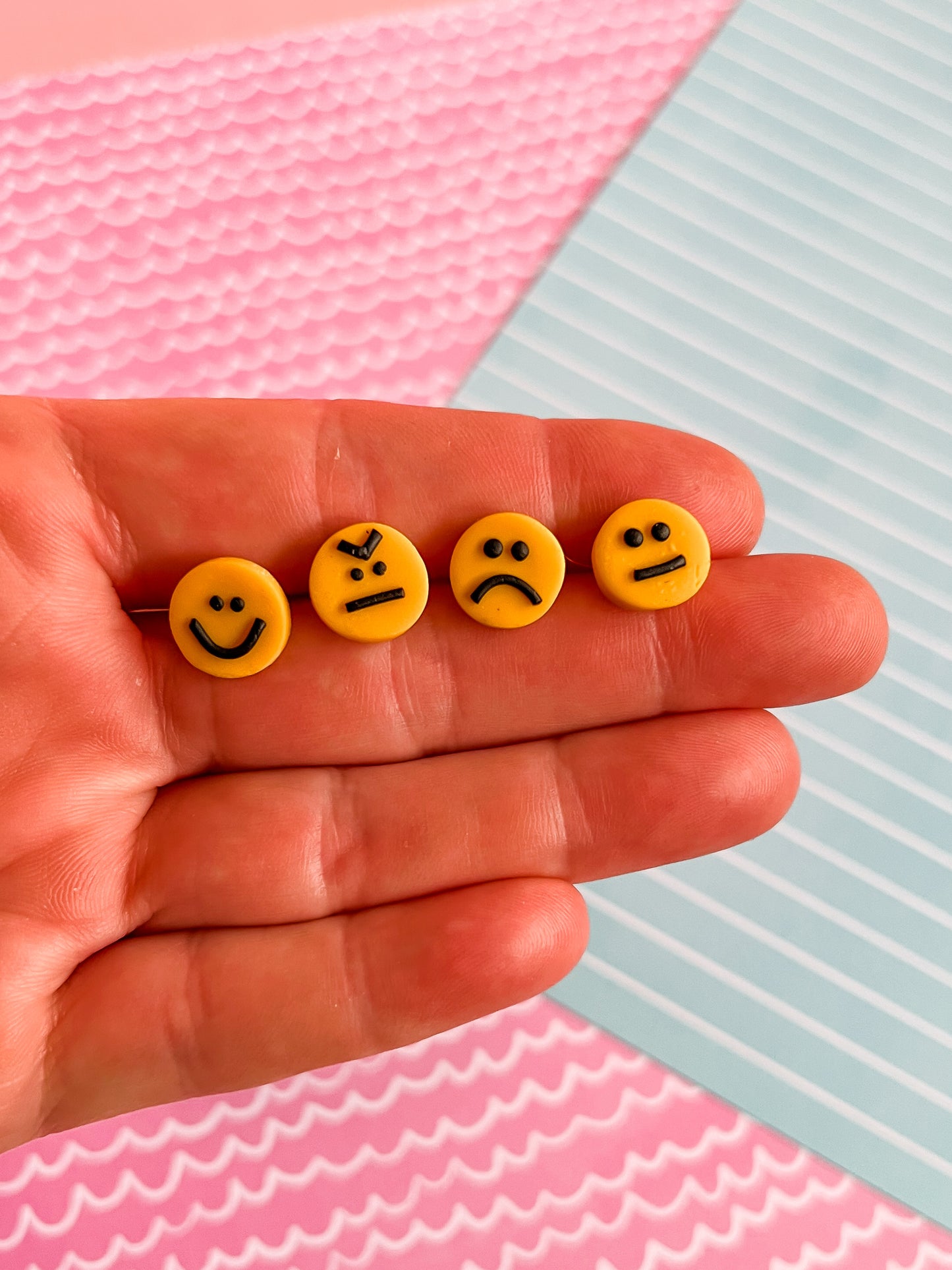 Mix or Match Emoji Stud Earrings