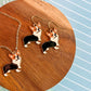 Clara the Corgi Necklace and Earrings
