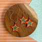 Star Power Rainbow Necklace and Earrings
