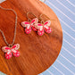 Pip Butterfly Necklace and Earrings