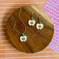 Apple a Day Necklace and Earrings