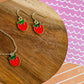 Sweetheart Strawberry Necklace and Earrings