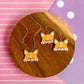 Katie the Corgi Necklace and Earrings