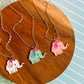 Emma the Elephant Necklace and Earrings
