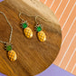 Penelope Pineapple Necklace and Earrings