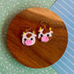 Cocoa the Cow Earrings | Clay Earrings