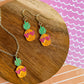 Party Pineapple Necklace and Earrings