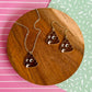 Poop Emoji Necklace and Earrings