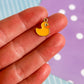 Debbie the Duck Necklace and Earrings
