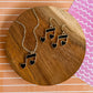 Music Note Necklace and Earrings