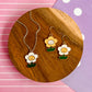 Friendly Flower Necklace and Earrings